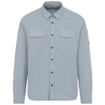 CP COMPANY Organisches Gabardine Langarm-Lens-Hemd (20CMSH706A 110143G 809) 157409461