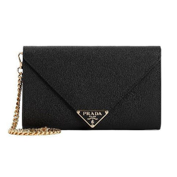 PRADA Dreieckiges Logo Saffiano Ketten Schultertasche 1MF034 2CLQ F0002 60894692