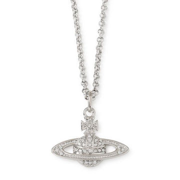 Vivienne Westwood Silver Mini Bath Relief Necklace 52176218