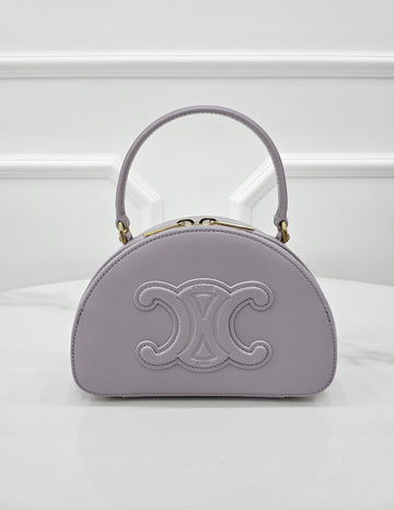 CELINE スムースカーフスキンハーフムーンライトライラック10K643FOF 157162335 [P]