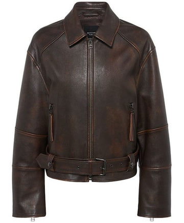 MaxMara Leather Jacket 25446011600 002 152200588