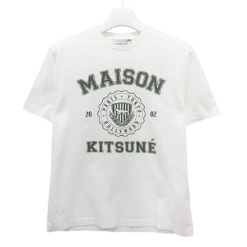 MAISON KITSUNE VARSITY LOGO COMFORT T-SHIRT OFF WHITE (KM00143KJ0105 P103) 123477980