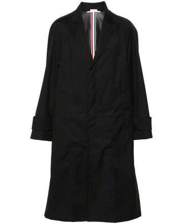 THOM BROWNE Technischer Woll-Mantel mit zweifacher Knopfkantel MOU629U F0776 001 152201151