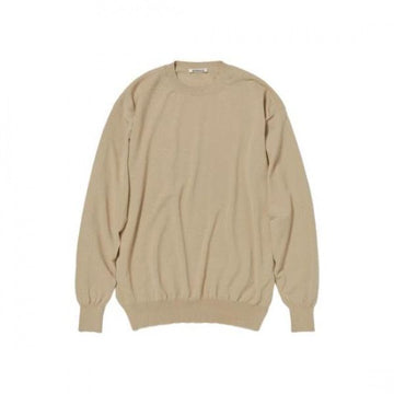 AURALEE Super Harte Twist Wolle Strick PO Hellbeige A24SP01YW 152201899