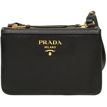 PRADA Saffiano Logo Doppelreißverschluss Crossbody Bag 1BH046 ZMY F0002 68246331