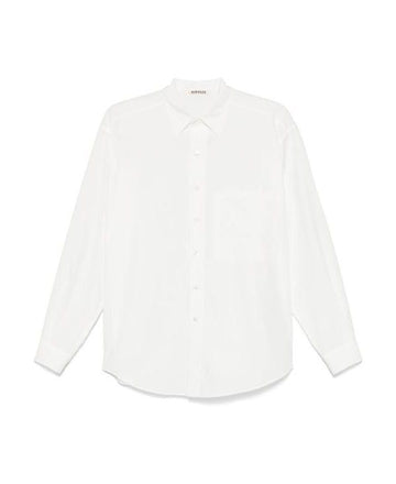 AURALEE Washed FINX Twill Big Shirt Weiß A25SS02TN 152202014