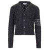 Thom Browne Diagonal Cable Mohair Wool Cardigan 49396520 [P]