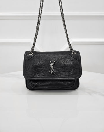 SAINT LAURENT グレインラムスキンニキミニバッグ 828736 156959245 [P]