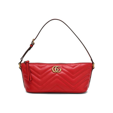 GUCCI マーモント マトラッセ ショルダーバッグ レッド 739166 AABZB 6832 55827491