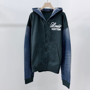 LOUIS VUITTON Hybride Kapuzenjeansjacke 3XL 157413746
