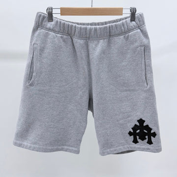 CHROME HEARTS Ledertaschen Semetery Paper Jam Shorts Grau 157414416
