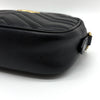 GUCCI Matelassé GG Kamera Bag Crossbody Schwarz 157416621 [P]