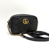 GUCCI Matelassé GG Kamera Bag Crossbody Schwarz 157416621 [P]