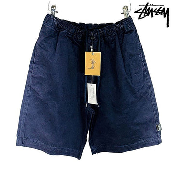 STUSSY Kurzshorts aus gebürsteter Baumwolle 112282 Navy 156963582