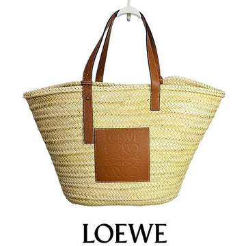 LOEWE ラフィアラージクラシックバスケットバッグ ACBKS81X01 2435 155924250
