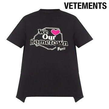 VETEMENTS Damen T-Shirt mit offenem Rücken 157425584