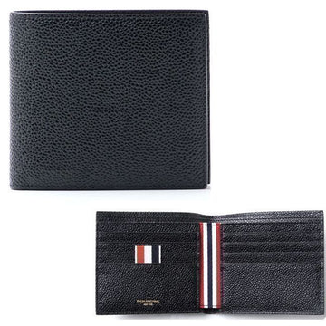 THOM BROWNE Geldbörse Pebble Grain Bi-Fold Schwarz 33223276