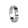 CARTIER B4050500 Weißgold 1P Diamant Mini Love Ring 48 (Kaufhausgarantie) 37279 157446481 [P]