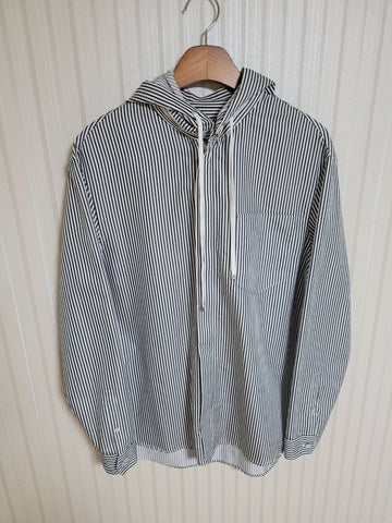 SYSTEM Homme Stripe Hooded Zip-Up 100 157446613