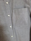 SYSTEM Stripe Two-Pocket Shirt 95 157446823 [P]