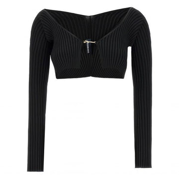 JACQUEMUS Strickjacke mit Mikro-Motiv 157447050