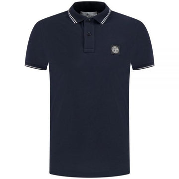 STONE ISLAND Organische Baumwolle Pique Slim-Fit Kurzarm Polo 157451736