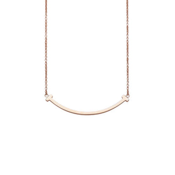 TIFFANY & CO Roségold T Smile Kleine Anhänger Halskette 37316-1 157452636