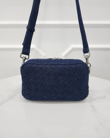 BOTTEGA VENETA インディゴブルーデニムカメラバッグ 755353 155526762