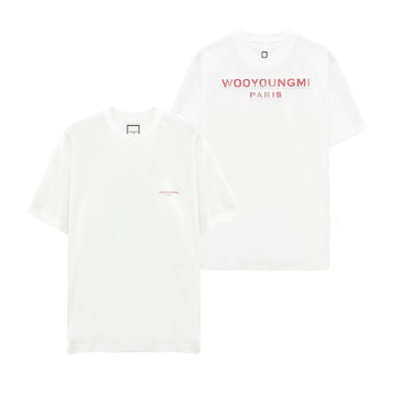 WOOYOUNGMI T-Shirt mit kurzem Arm und Rückendruck 157457653