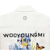 WOOYOUNGMI Blumen-Logo Denim-Hemd ivory 157479280 [P]