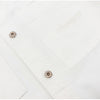 WOOYOUNGMI Blumen-Logo Denim-Hemd ivory 157479280 [P]