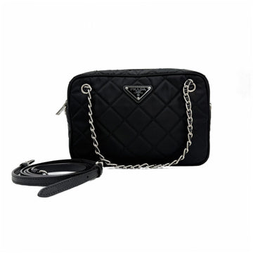 PRADA Nylon Quilted Chain Shoulder Crossbody Bag 1BH910 157481599
