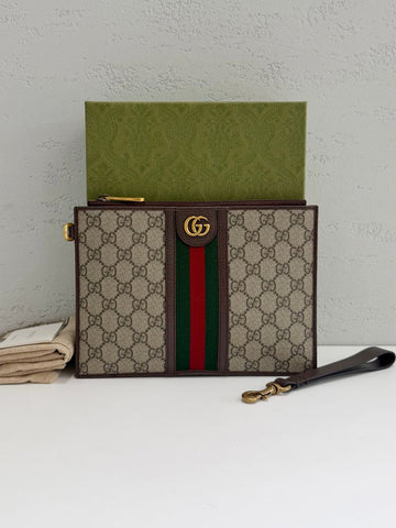 Gucci Ophidia GG Supreme Web Clutch Bag 672989 157501930