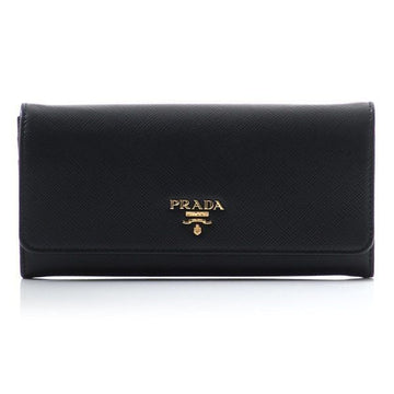 PRADA サフィアーノ ゴールド ロゴ 長財布 148706291