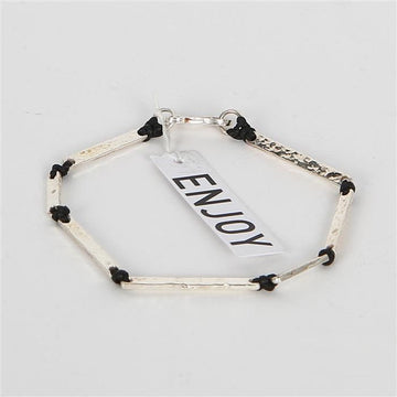 ENJOY UOMO Z22 NERO Handmade Men's Bracelet 157505846