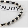 ENJOY UOMO R25 NERO Handmade Men's Bracelet 157505849 [P]