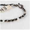 ENJOY [Kratz] UOMO R25 NERO Herrenarmband 157505871 [P]