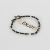 ENJOY [Kratz] UOMO R25 NERO Herrenarmband 157505871 [P]