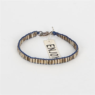 ENJOY [Kratz] UOMO Q1 AZZUR Herrenarmband 157505874