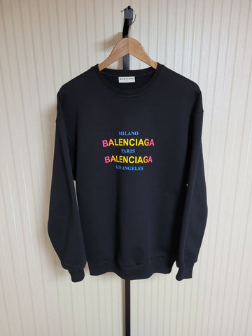 BALENCIAGA Regenbogen-Logo Sweatshirt S 157506140