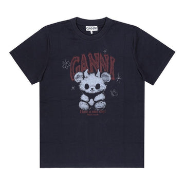 GANNI T-Shirt mit Heavy Bear Logo für Damen 157224599 [P]