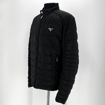 PRADA Leichter Herren-Padding-Jumper mit Dreiecks-Logo 157516174