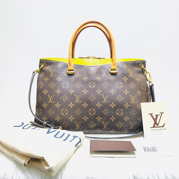LOUIS VUITTON Pallas MM Tote Bag + Schultergurt 157518489