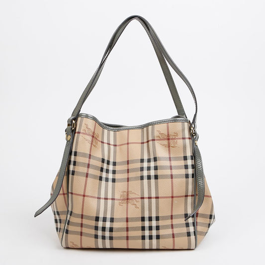 Burberry Haymarket Check Shopper Shoulder Bag 157343878 [P]