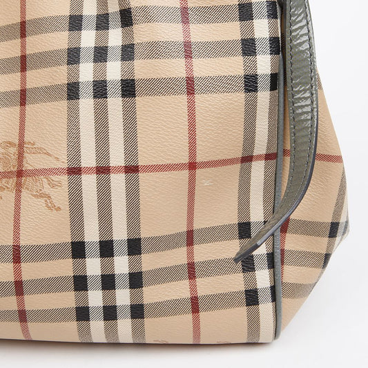 Burberry Haymarket Check Shopper Shoulder Bag 157343878 [P]