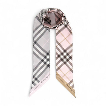 Burberry Checked Women's Silk Skinny Scarf 157521051