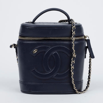 CHANEL CC Logo Vanity Schulter Kreuzkörpertasche AS0323 156488440
