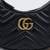 GUCCI Marmont Halbmond Mini Schultertasche Schwarz 156721993 [P]