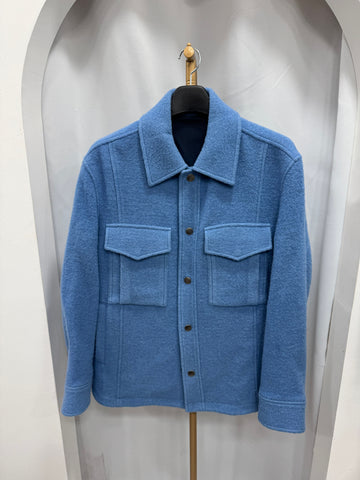 SOLID HOMME Woll-Truckerjacke Größe 46 157522154