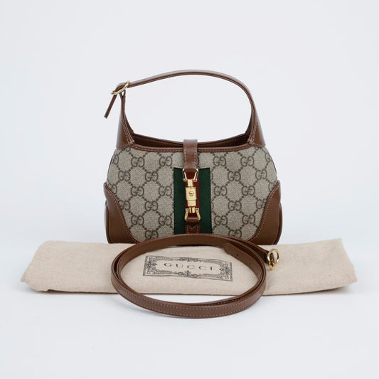 GUCCI Jackie 1961 Mini Hobo Bag Beige 157027830